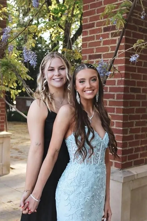 Strapless Lace Corset Homecoming Dress | Sweetheart Sheer Mesh Bodycon Short Prom Gown