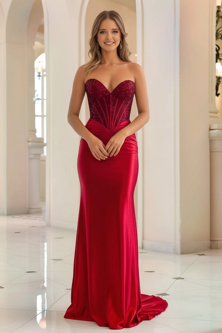 Noble Sweetheart Mermaid Long Prom Dress