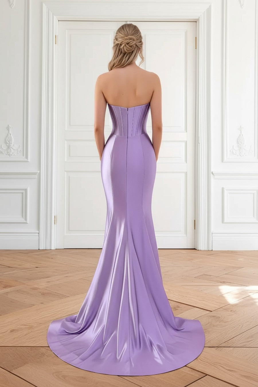 Mermaid Sheath Long Prom Dress