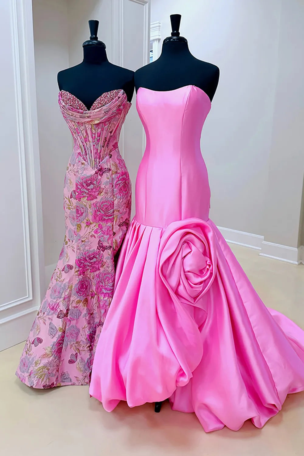 Lilac Jacquard Sweetheart Mermaid Long Prom Dress with Beading