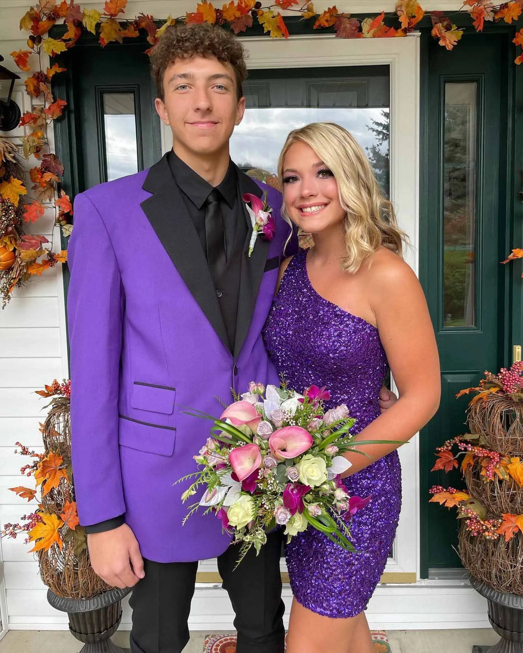 One-Shoulder Sequin Homecoming Dress | Bodycon Mini with Cutout Back