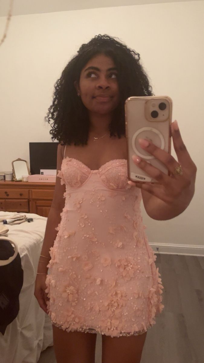 3D Floral Appliqué Homecoming Dress | Strapless Sweetheart Corset Mini Prom Gown