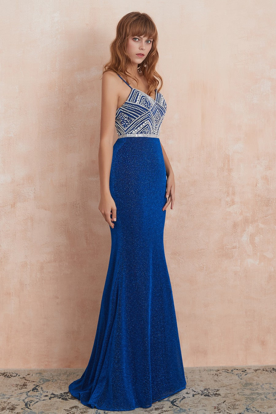 Mermaid Long Prom Dress With Beads